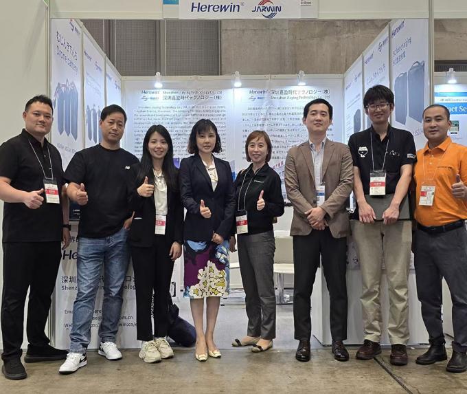 latest company news about Jarwin Technology made its debut at the Tokyo Drone Show, showcasing its new smart battery products and leveraging its strong R&D capabilities, innovative excellence, and excellent customer reputation to attract extensive attention and interest from domestic and international users 1