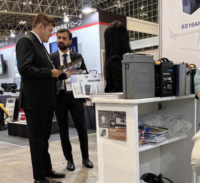latest company news about Jarwin Technology made its debut at the Tokyo Drone Show, showcasing its new smart battery products and leveraging its strong R&D capabilities, innovative excellence, and excellent customer reputation to attract extensive attention and interest from domestic and international users 3