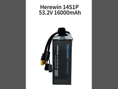 Herewin 14S1P 16Ah 53.2V Soft Pack Drone Battery 25C Discharge Rate