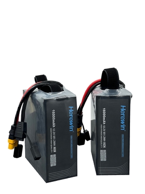 Buy 14S1P 16Ah 53.2V Soft Pack Drone Battery 25C Discharge Rate 16000mAh online manufacture