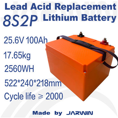 buy Compact and Lightweight 25.6V 100Ah LiFePO4 Battery for Easy Installation in Various Applications online manufacture