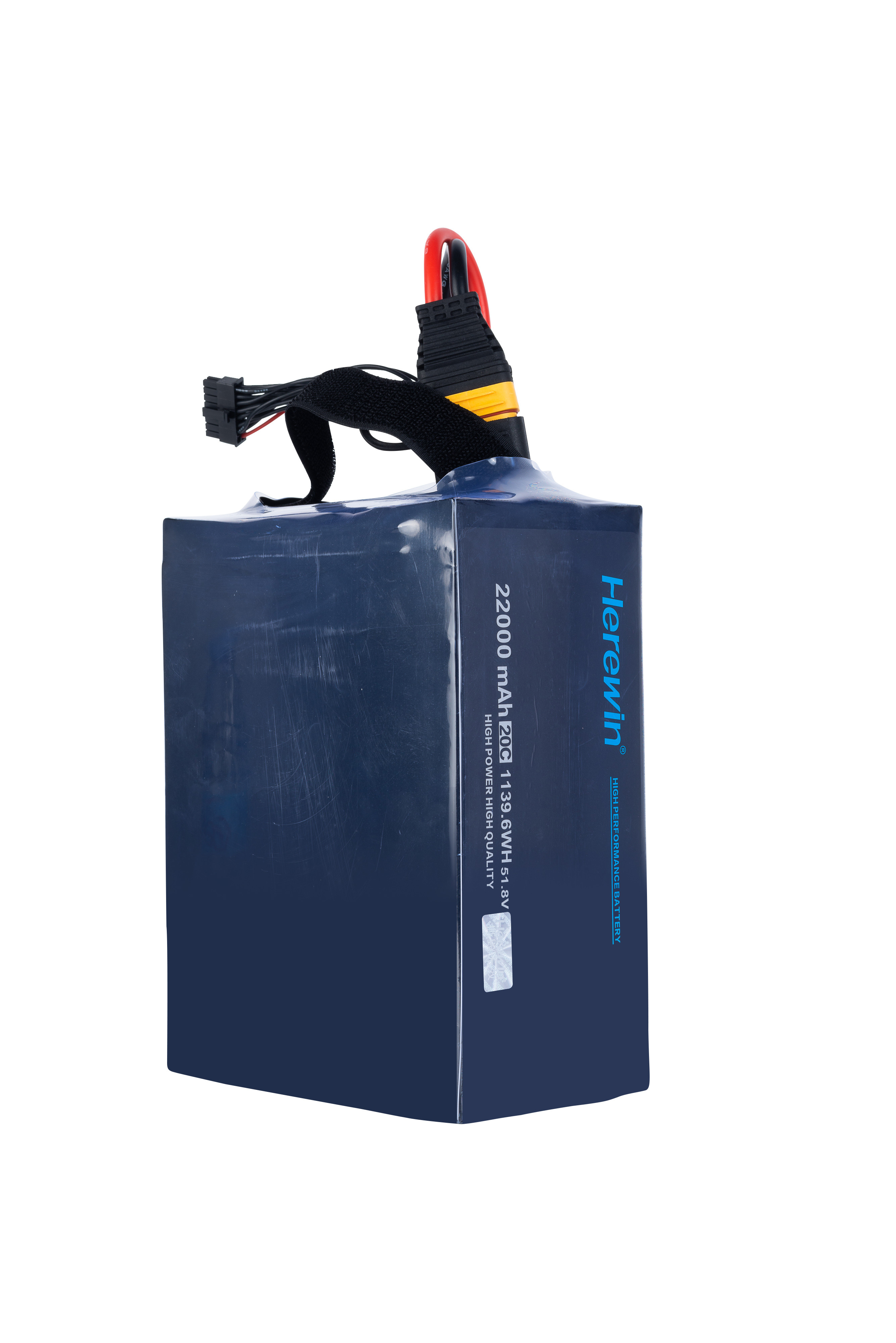 22000mAh 14S 51.8V 25C LiPo Soft Pack UAV Battery / Lipo Drone Battery