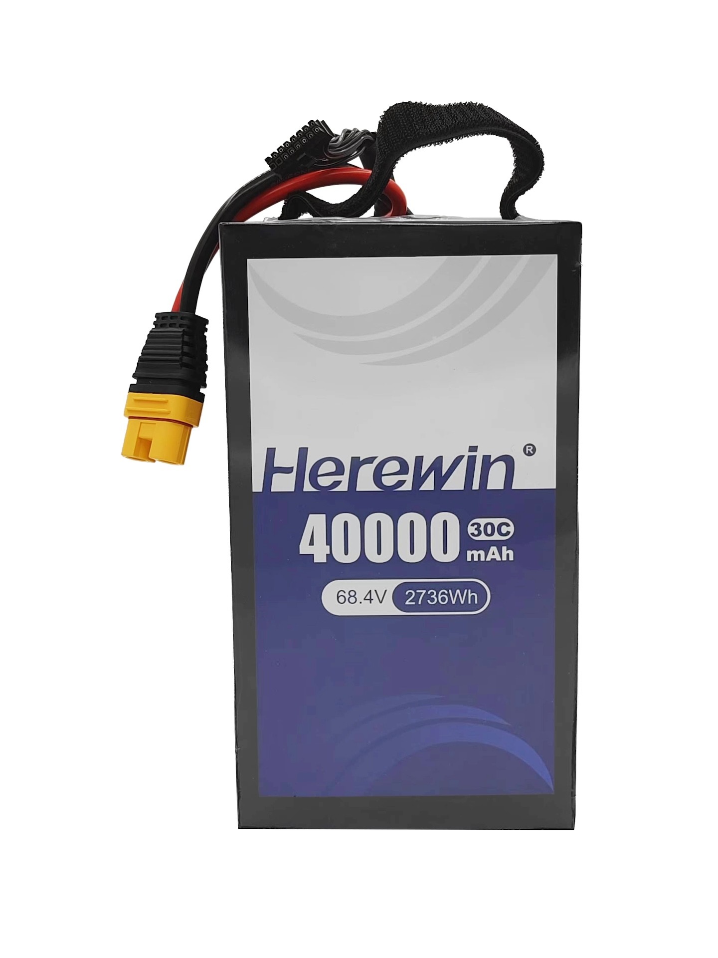 18S1P 40000mAh Herewin Soft Pack Drone Battery Pack 68.4V 30C Sprayer ...