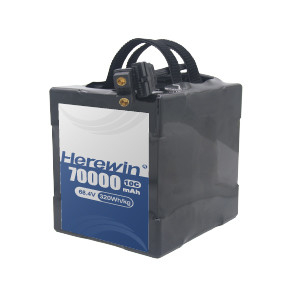 18S2P+ 70000mAh 10C 66.6V Uav Battery Pack Herewin Smart Flight Battery