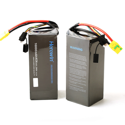 Drone Lipo Battery 6s 16000mah Voltage Herewin 22.2V 25C For UAVs