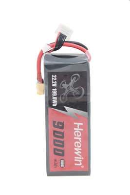 Herewin 6S Lipo Soft Case Fpv Battery 9000mAh 100C Pack For RC
