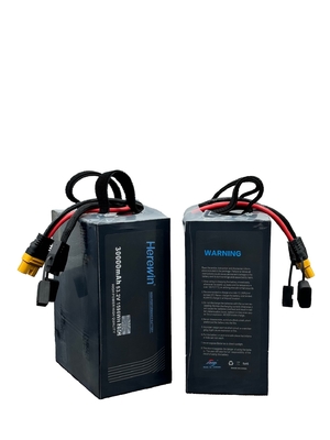 30000mAh 53.2V 25C LiPo UAV Battery In Soft Pack 14s Lipo Battery