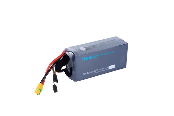 6S1P 22.2V 22000mah Lipo Battery Soft Pack Herewin Drone Battery