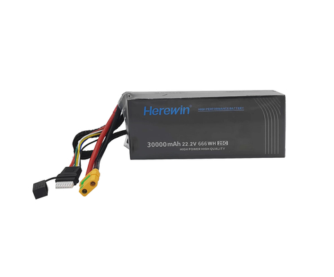 Air Taxi Herewin 6S1P LiPo Pouch Cell Battery Pack 22.2V 30000mAh
