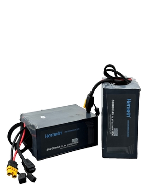 Delivery Drone LiPo 25C Uav Battery Pack 14S1P 30Ah 51.8V 30000mAh 8kg