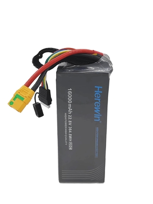 Herewin 6S1P 25C Lipo Drone Battery Pack 16000mAh 22.8V 2C 1.96KG