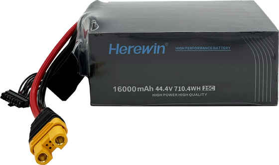 Herewin 12S1P 16000mAh 44.4V 25C Pouch Pack Battery for UAV