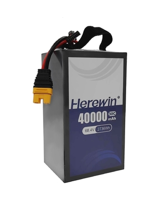High Discharge Rate 30C Herewin Semi Solid State Battery 18S 68.4V 40000mAh
