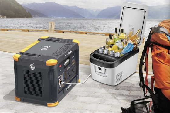 519Wh Portable Battery Pack With Ac Outlet For Camping 500W AC Output Power