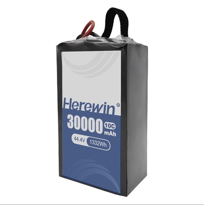 High Capacity Herewin Semi-Solid State Battery 12S 44.4V 30000mAh for Quick Charging and Long Cycle Life