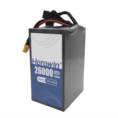 Herewin UAV Semi Solid State Battery 12S 44.4V 26000mAh Compact and Lightweight for UAV Applications