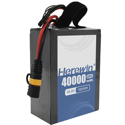 Herewin Semi-Solid State Battery 12S 45.6V 40000mAh for High-Performance UAVs