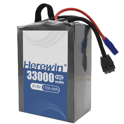 Herewin Semi-Solid State Battery 14S 51.8V 33000mAh for UAV Drone