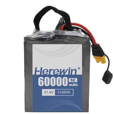 Herewin Semi-Solid State Battery 14S2P 51.8V 60000mAh for Long-Lasting and High-Capacity